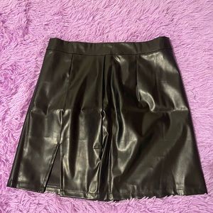 Leather skirt